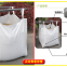 BULK BAGS WITH DUFFLE TOP 500 1000kgs FLAT BOTTOM CORNER LOOPS U PANEL FIBC BAGS