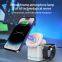 Portable 3-in-1 15W Wireless Charger Multifunctional with Power Bank for Multiple Devices and Microphone Use