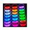 New Arrival Bracelets with 4 LED Lights Custom LOGO Light up Party Color Change LED Bracelets