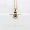 2015 Yiwu Simple Design Jewellery Hot Sales Brass Chain Gold Plated Pendant Necklace