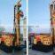 200m Depth, HFW200L Crawler Water Well Drilling Rig Working with Air Compressor