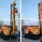 200m Depth, HFW200L Crawler Water Well Drilling Rig Working With Air Compressor