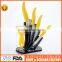 Ceramic Kitchen Knife Sets With Good Looking Fitting Holder