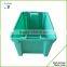 Stackable and nestable plastic vegetable bins without lid
