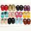 2015 Wholesale shoes baby moccasins soft cow leather baby shoes for soft sole baby prewalker shoes