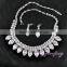 Wholesale women cubic zirconia bridal jewelry set