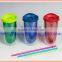 BPA Free double wall tumbler plastic cup- 16OZ & 20oz
