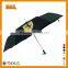 High quality automatically open folding black umbrella