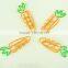Eco-Friendly Factory Produced Two Colors Radish/Carrot/Peas Vegetables Shape Paper Clips