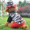 Wholesale poker magician cosplay jumpsuit for pet dog on halloween