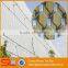 Flexible stainless steel cable net for protection