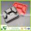 Hot selling,big red 4-compartment plastic fast food container