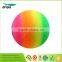 Advertising cheap logo printed kids rainbow pvc plastic ball                        
                                                Quality Choice
