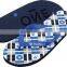 hot sale customized promotional EVA PE soft beach flip flops