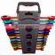 12pcs CRV multi color coated ratchet combination spanner set