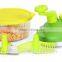 Customized Design Multi-function Plastic Salad Spinner Manual Food Chopper Processor