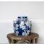 2016 Wholesale jingdezhen blue and white porcelain jar for home decor