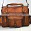 Real Leather Vintage Messenger Shoulder Bag Cross body Bag Briefcase Office Laptop Bag Camera Bag Genuine Leather Bag