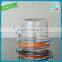 2015 China hot-sale glass jar glass Jar with metal buckle whole-sale metal buckle for Food