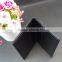 black faux leather business card holder magnetic