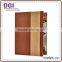 A4 eco-friendly hot stamping foil restaurant menu book holder with sleeves, OEM ODM hotel furniture