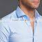 latest design long sleeve cotton spandex non iron shirt for men