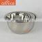 catering equipment good quality multipurpose stainless steel minxing bowl/salad bowl set