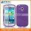 Case For Samsung Galaxy S3 Mini I8190 , Black PC Silicone Cellphone Cover