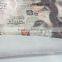100% polyester air layer fabric newspaper print