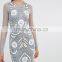 Modern Tall Evening Dresses Maxi Long Sleeve With Floral Embellishment