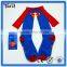 Fashion custom men jacquard superman boot socks/knee high crew socks with cape