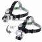 18+2 LED Headlamp for Camping, Running, Hiking, Reading, 4 Modes, Battery Powered Helmet Light, Hands-free Head Light