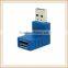 USB3.0 Male to Female Connector Conventer USB 3.0 AM / AF Adapter Blue