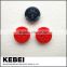 Fashion pattern button custom design black and red plastic buttons