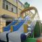 top qualilty inflatable fog slide/ inflatable hippo with pool