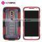 Free samples mobile accessories dual use back holster dual layer case for MOT G4 PLUS                        
                                                                                Supplier's Choice