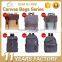 Hot sale waterproof lady fashion genuine leather bag with gold zipper