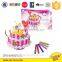 Amusement park series 3D puzzle game with light and music ferris wheel 360 degree rotation 65pcs
