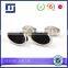 Special design agate art cufflinks custom company logo