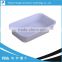 Smooth wall aluminium foil airline food container with lid