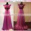 Organza two tone fashion korean party dress