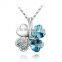Wholesale 18k Gold Crystal Fashion Clover Necklace Quality Choice