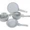 6pcs aluminum forged coating cookware sets
