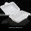 Folding Food Grade White Plastic Takeaway Food Container