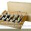 Hot sale Chinese supplier China manufacture handmade wooden wine set box on sale !
