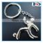 3D sports keychains/cut out shaped custom metal key chain for athletic meeting in bulk