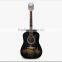 High quality copy global acoustic guitar with accessories