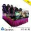 6 Seat Cinema Equipment New Business Project Electrical Hydraulic System 5D Mini Cinema