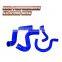 Silicone Radiator Hose Kit Coolant Pipe For Ford falcon EA EB 6CYL multi point fuel injection 91-93