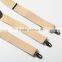 Women plain braces Y Shape girl suspenders